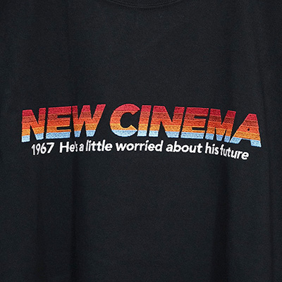 DAIRIKU [ "NEW CINEMA" Tee ] Black