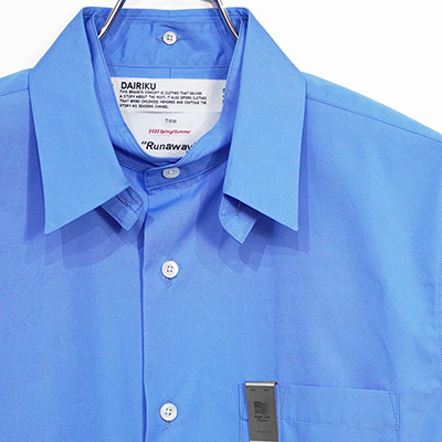 DAIRIKU [ "The cincinnati kid" H-S Dress Shirt ] Sky Blue