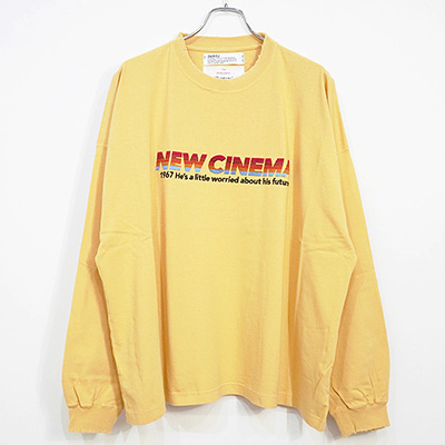 DAIRIKU [ "NEW CINEMA" Tee ] Mustard Yellow