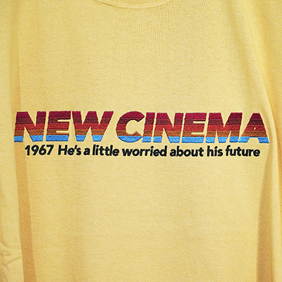 DAIRIKU [ "NEW CINEMA" Tee ] Mustard Yellow