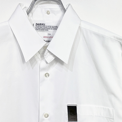 DAIRIKU [ "The cincinnati kid" L-S Dress Shirt ] White