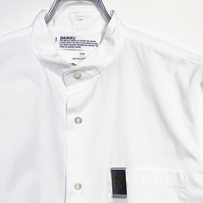 DAIRIKU [ "The cincinnati kid" L-S Dress Shirt ] White