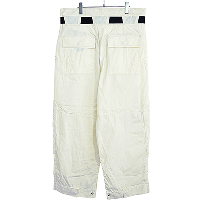 ESSAY [ MILITARY OVER PANTS (P-4) ] WHITE