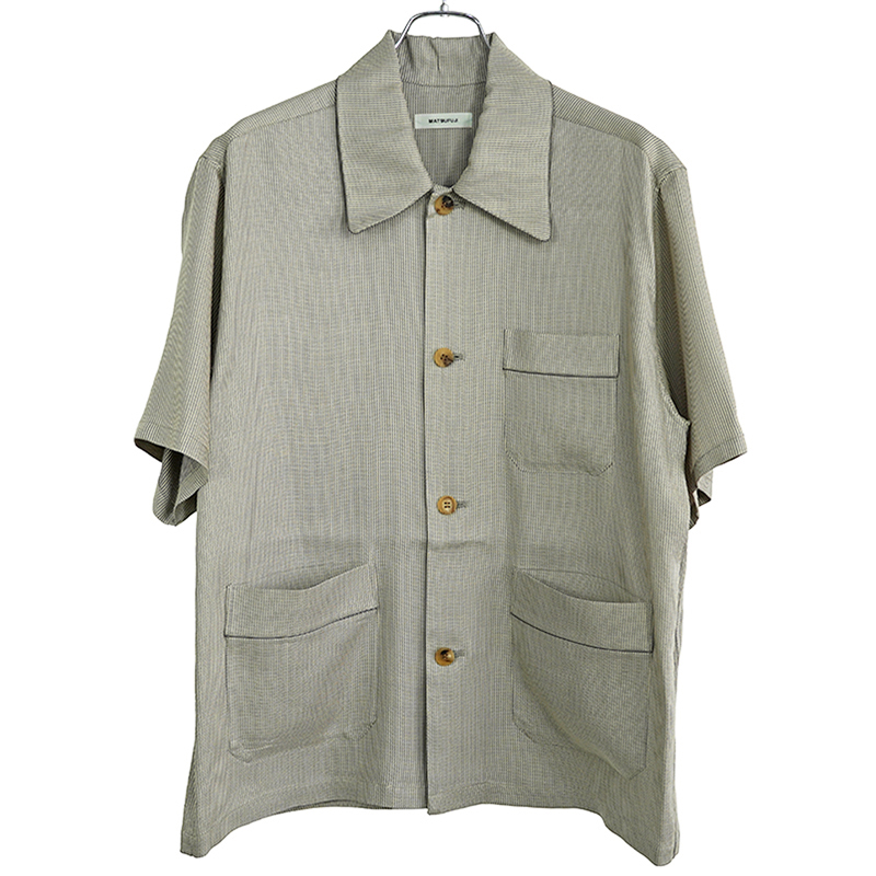 MATSUFUJI Dobby Weave Short Sleeve Shirt-
