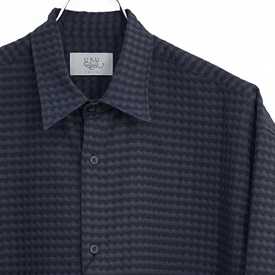 URU [ LONG SLEEVE SHIRTS ] D.NAVY