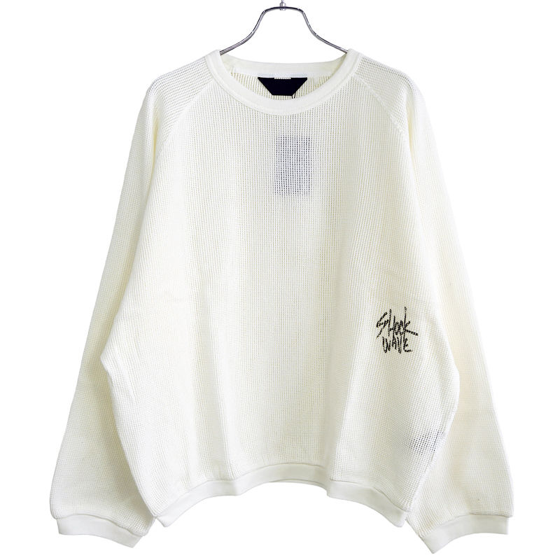 ESSAY [ RUSSEL MESH SWEATER (TS-1) ] WHITE | ロイド・エフ