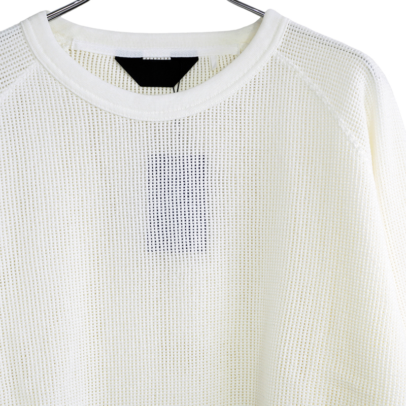 ESSAY [ RUSSEL MESH SWEATER (TS-1) ] WHITE | ロイド・エフ ...