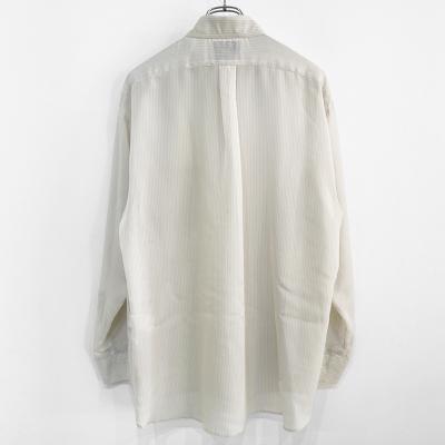 SUGARHILL [ SHEER STRIPE SHIRTS LOOSE FIT ] WHITE STRIPE