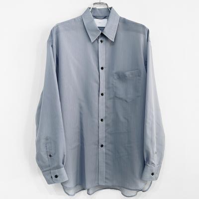 SUGARHILL [ SHEER STRIPE SHIRTS LOOSE FIT ] BLUE STRIPE