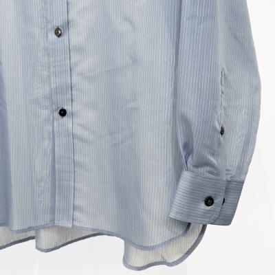 SUGARHILL [ SHEER STRIPE SHIRTS LOOSE FIT ] BLUE STRIPE
