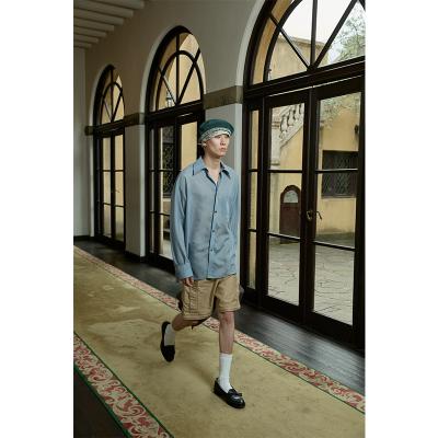 SUGARHILL [ SHEER STRIPE SHIRTS LOOSE FIT ] BLUE STRIPE