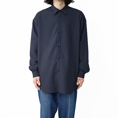 URU [ LONG SLEEVE SHIRTS ] D.NAVY