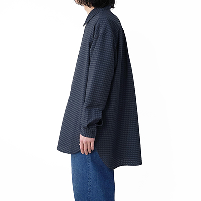 URU [ LONG SLEEVE SHIRTS ] D.NAVY