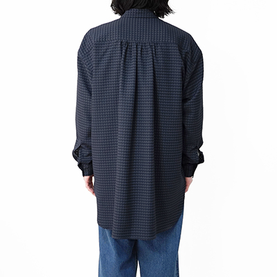 URU [ LONG SLEEVE SHIRTS ] D.NAVY