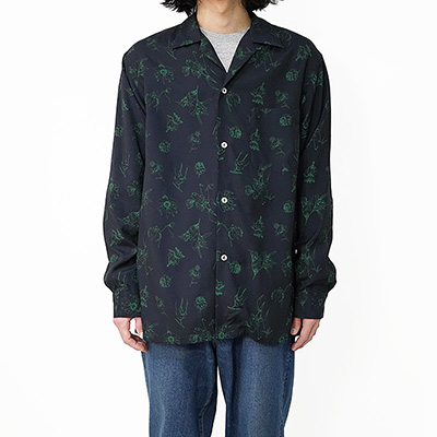 URU [ LONG SLEEVE SHIRTS ] D.NAVY