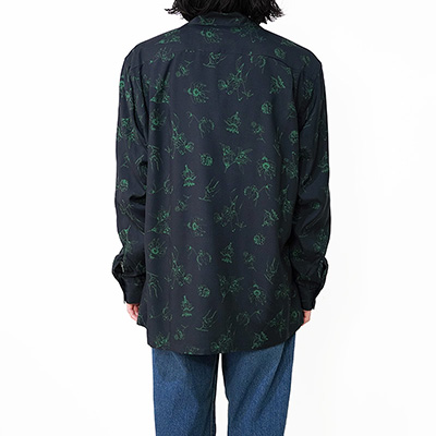 URU [ LONG SLEEVE SHIRTS ] D.NAVY