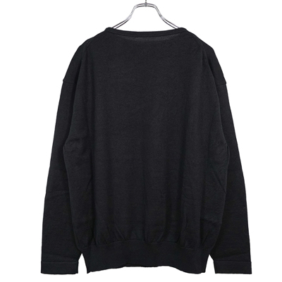 crepuscule [ Ramie Basque Knit ] BLACK