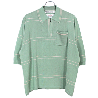 DAIRIKU [ Half Zip Polo Knit ]