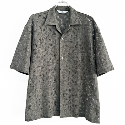 Sasquatchfabrix. [ “LOVE & PEACE” LACE OC H/S SHIRT ] OLIVE