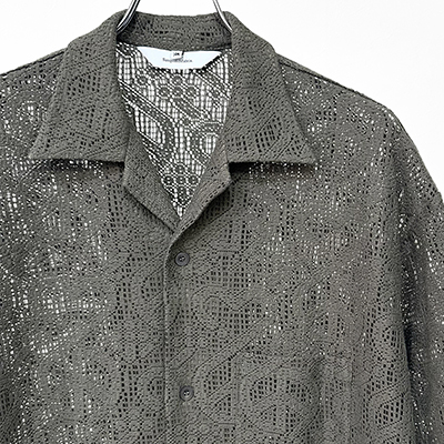 Sasquatchfabrix. [ “LOVE & PEACE” LACE OC H/S SHIRT ] OLIVE
