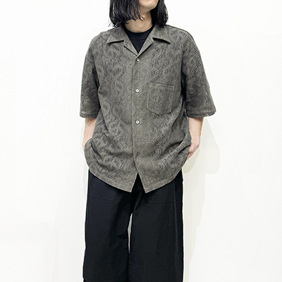 Sasquatchfabrix. [ “LOVE & PEACE” LACE OC H/S SHIRT ] OLIVE