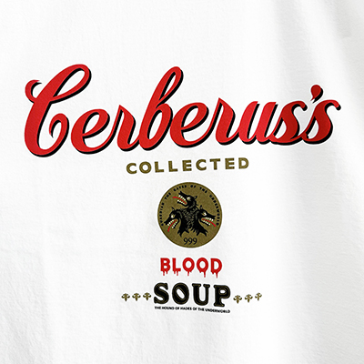 ESSAY [ WHITE PRINT T-SHIRT (TS-3) ] CERBERUS