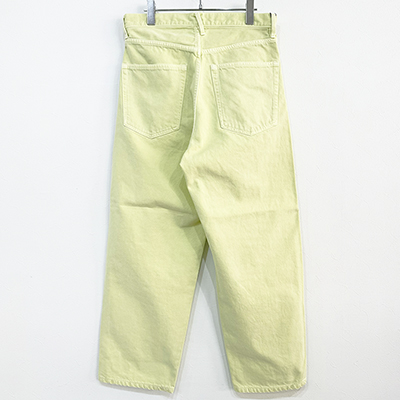 URU [ COTTON DENIM PANTS ] L.YELLOW