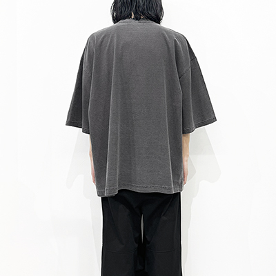 ESSAY [ PIGMENT DROPSHOULDER T-SHIRT (TS-5) ] CHARCOAL