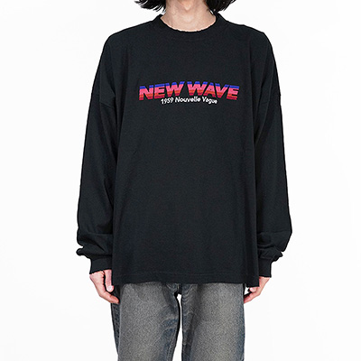 DAIRIKU [ "NEW WAVE" Tee ] Black