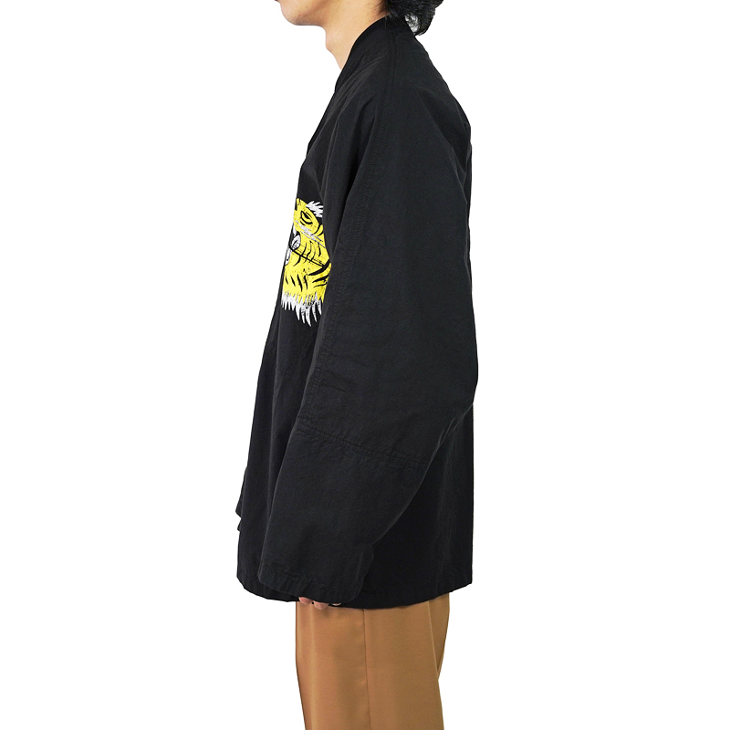 ESSAY [ SUKAJAN TIGER SHIRT (SH-4) ] BLACK | ロイド・エフ 