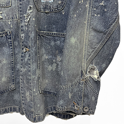 DAIRIKU [ "Damage" Denim Cover All ] Indigo