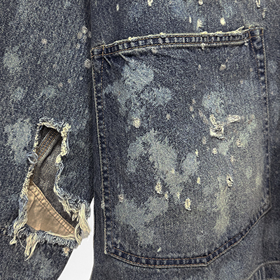 DAIRIKU [ "Damage" Denim Cover All ] Indigo