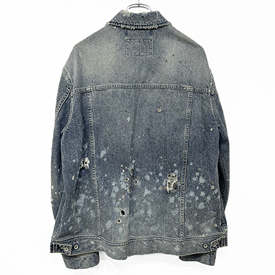 DAIRIKU [ "Damage" Denim Jacket ] Indigo