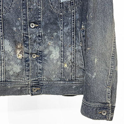 DAIRIKU [ "Damage" Denim Jacket ] Indigo