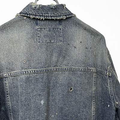 DAIRIKU [ "Damage" Denim Jacket ] Indigo