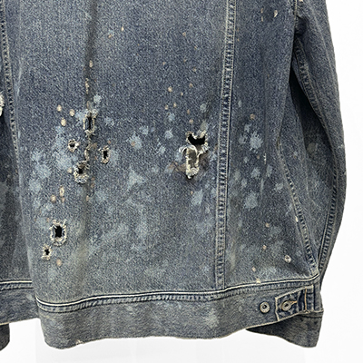 DAIRIKU [ "Damage" Denim Jacket ] Indigo