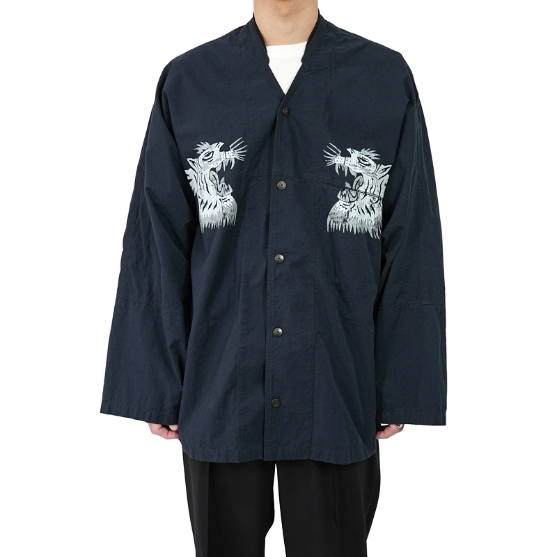 ESSAY [ SUKAJAN TIGER SHIRT (SH-4) ] NAVY | ロイド・エフダブリュー 
