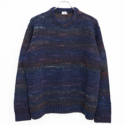 URU [ CREW NECK KNIT ] B.NAVY