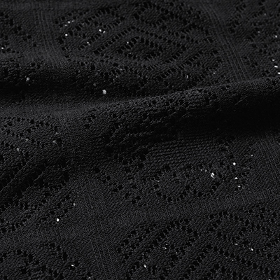 Sasquatchfabrix. [ JAH LION LACE HAORI ] BLACK