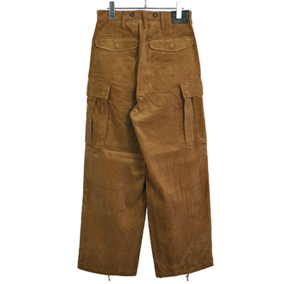 SUGARHILL [ CORDUROY ARMY CARGO PANTS ] BROWN