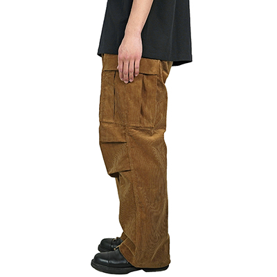 SUGARHILL [ CORDUROY ARMY CARGO PANTS ] BROWN