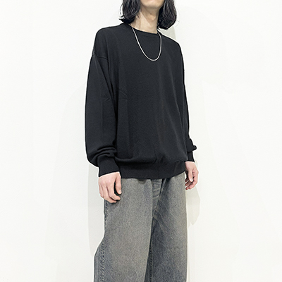 crepuscule [ Silk Linen L/S ] BLACK