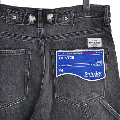 DAIRIKU [ "Painter" Denim Pants ] Black