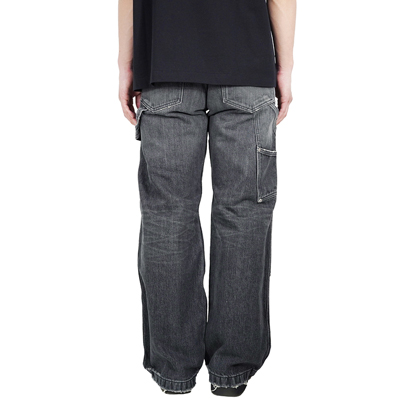 DAIRIKU [ "Painter" Denim Pants ] Black