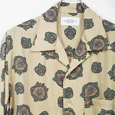 UNUSED [ US2340 (Emblem pattern shirt) ] BEIGE