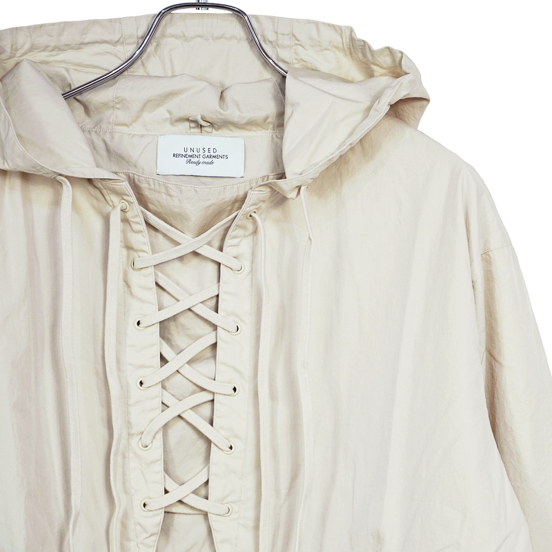 UNUSED [ US1930 (Lace up pullover jacket) ] LIGHT BEIGE | ロイド ...