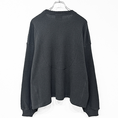 refomed [ AZEAMI THERMAL TEE ] CHARCOAL