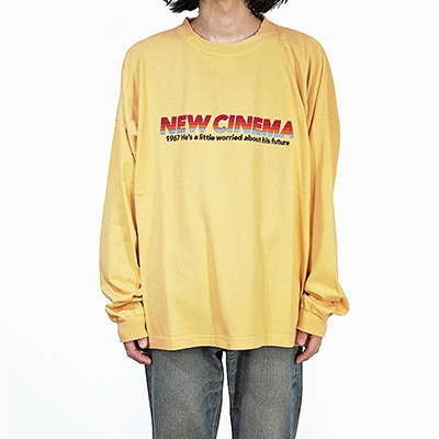 DAIRIKU [ "NEW CINEMA" Tee ] Mustard Yellow