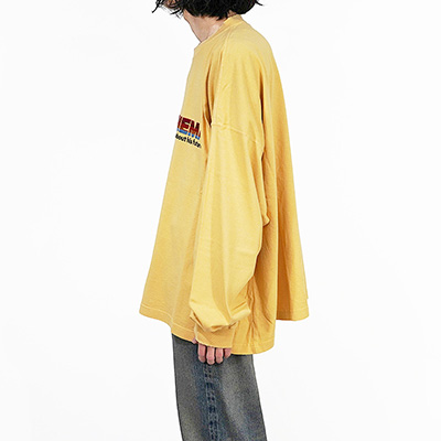 DAIRIKU [ "NEW CINEMA" Tee ] Mustard Yellow