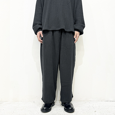 refomed [ AZEAMI THERMAL PANTS ] CHARCOAL